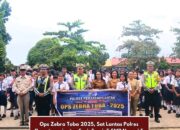 Ops Zebra Toba 2025, Sat Lantas Polres Pematangsiantar Sosialisasi di SMP Negeri 5