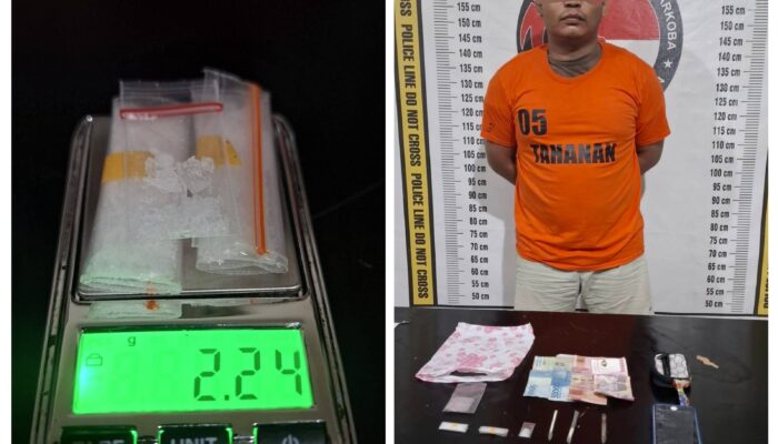 Sat Narkoba Polres Simalungun Berhasil Amankan Sabu 2,24 Gram Milik Reza