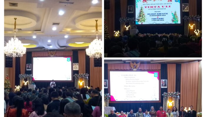 Perayaan Natal Keluarga Besar Perumda Tirta Uli Pematangsiantar: Air Minum Berkualitas Berasal dari Anak Tuhan 