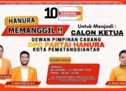 Hanura Memanggil!! DPC Hanura Pematangsiantar Akan Gelar Muscab dan Penjaringan Calon Ketua DPC