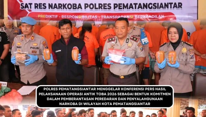 Polres Pematangsiantar Gelar Konferensi Pers Hasil Akhir Ops Antik Toba Tahun 2026