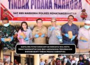 Polres Pematangsiantar Gelar Pemusnahan Barang Bukti Narkotika