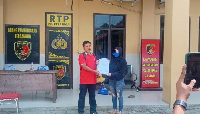 Diduga Sebarkan Video Asusila Mantan Pacar, Dua Warga Bintangbayu Sergai Dilaporkan ke Polisi