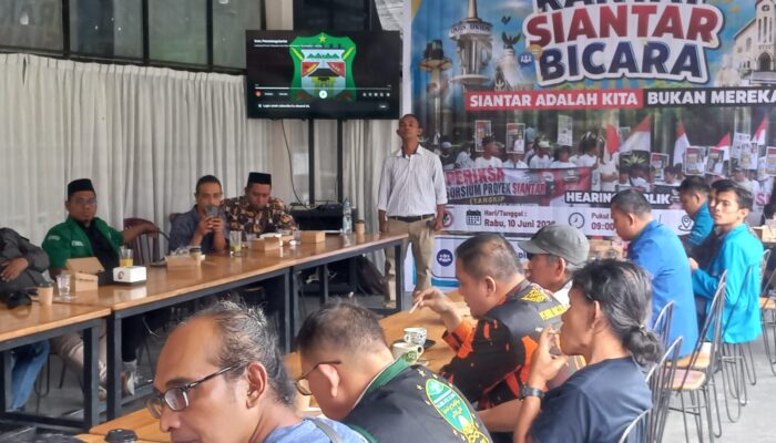 Respons Aksi Unjuk Rasa di KPK, Lintas Organisasi dan Pemuda Deklarasikan Siantar Damai