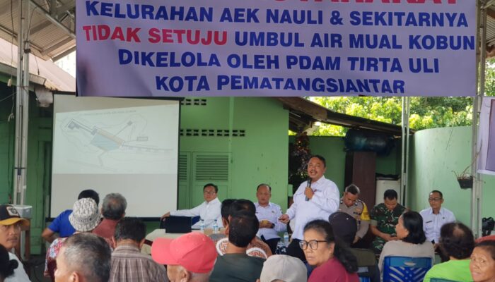 Masyarakat Kelurahan Aek Nauli Tolak, Rencana Pengambil Alihan Mual Kobun Oleh Pihak PDAM Pematangsiantar