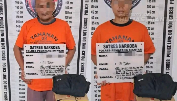 Polres Pematangsiantar Bongkar Peredaran 100 Butir Ekstasi, Dua Pria Diamankan
